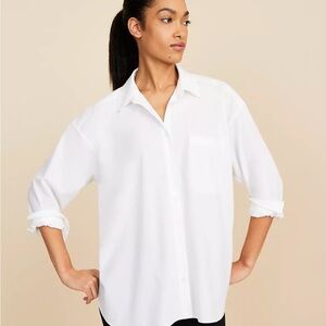 Lou & Grey Oversized Wanderweave Pocket Tunic Shirt